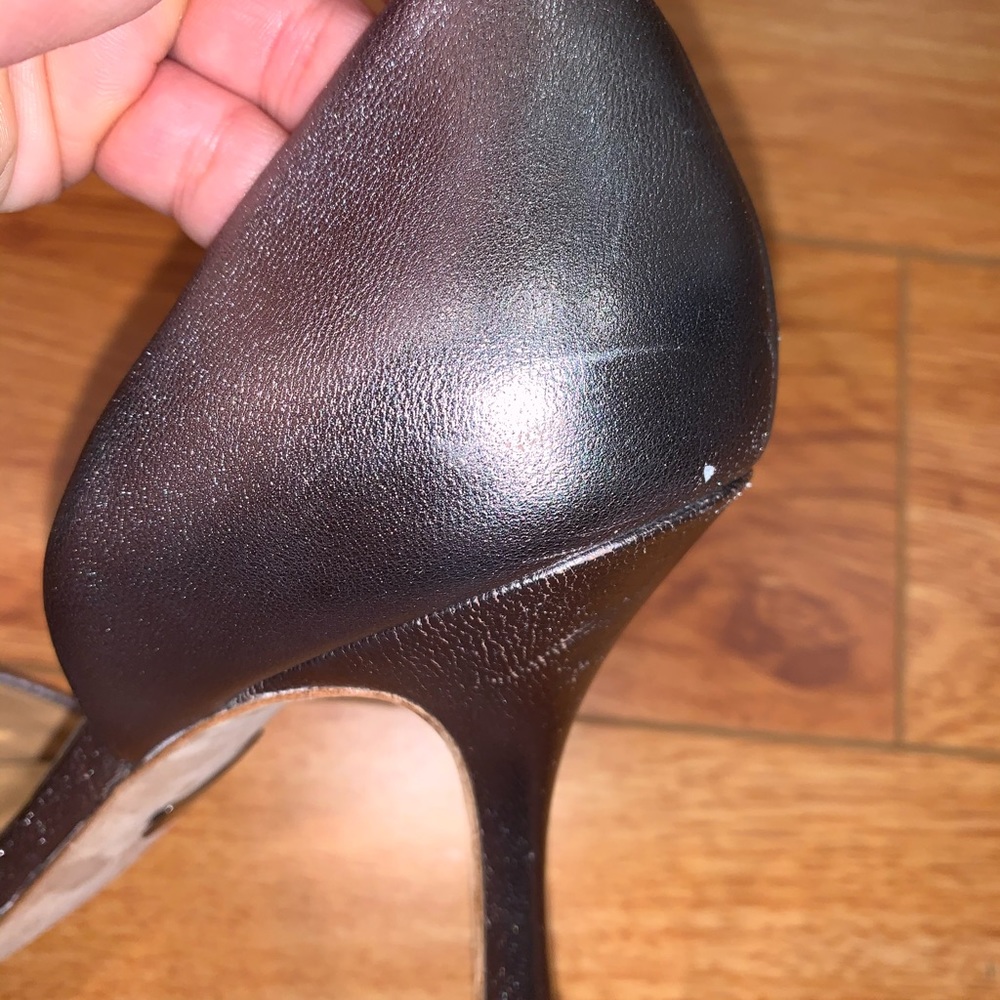Badgley Mischka Silver Heels with Embellishments - Picture 8 of 9